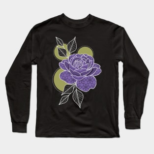 Grape and Olive Bloom Long Sleeve T-Shirt